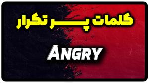 معنی angry | جمله با angry