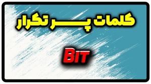 معنی bit | جمله با bit
