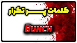 معنی bunch | جمله با bunch