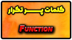 معنی function | جمله با function