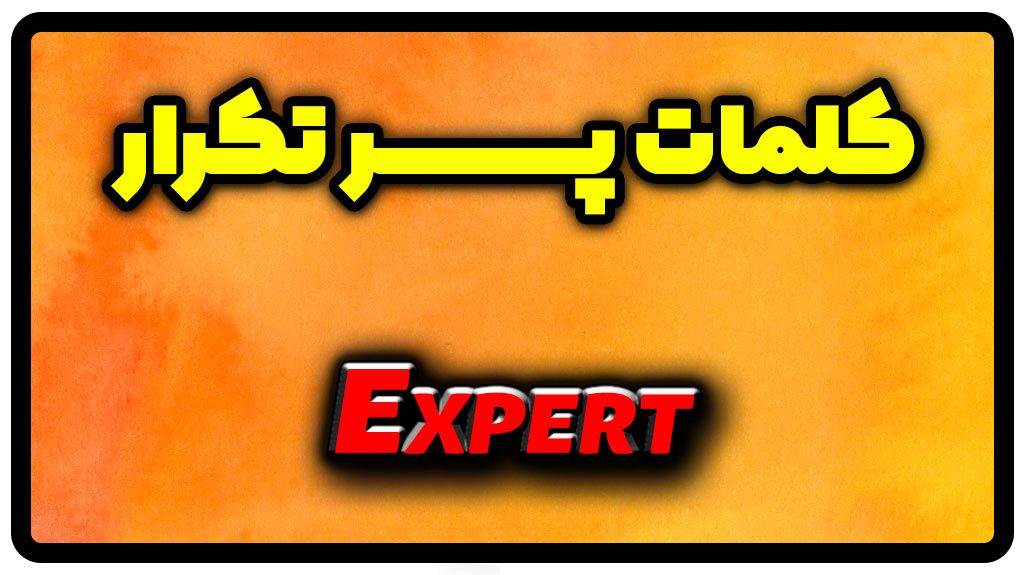 معنی expert | جمله با expert