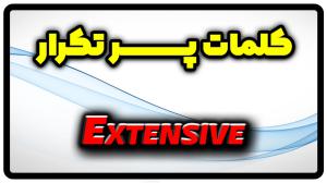 معنی extensive | جمله با extensive