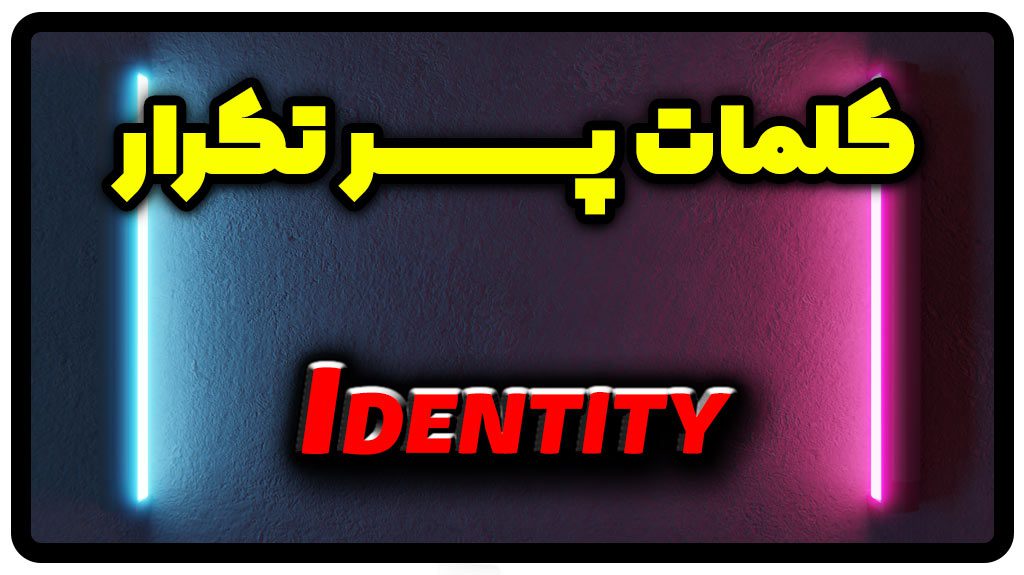 معنی identity | جمله با identity