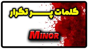 معنی minor | جمله با minor