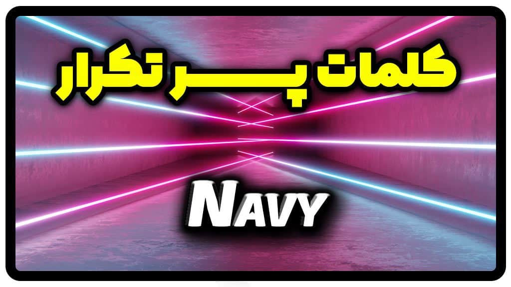 معنی navy | جمله با navy