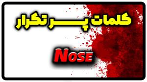 معنی nose | جمله با nose