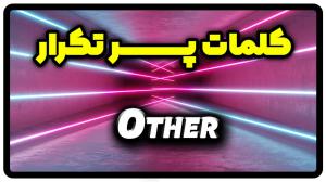 معنی other | جمله با other