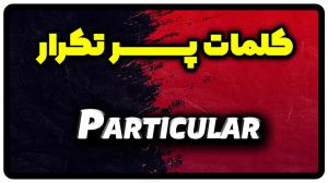 معنی particular | جمله با particular