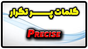 معنی precise | جمله با precise