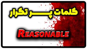 معنی reasonable | جمله با reasonable