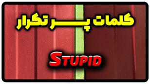 معنی stupid | جمله با stupid