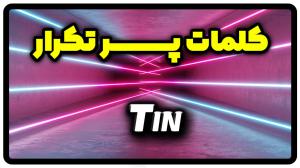 معنی tin | جمله با tin