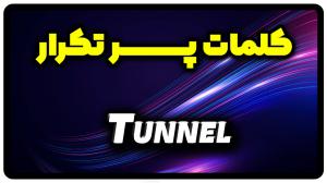 معنی tunnel | جمله با tunnel