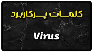 معنی virus | جمله با virus