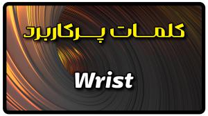 معنی wrist | جمله با wrist